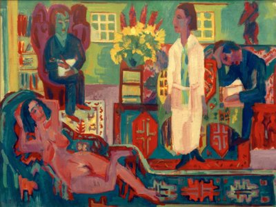 現代ボヘミアン 作： Ernst Ludwig Kirchner