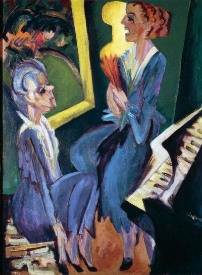 音楽室 作： Ernst Ludwig Kirchner