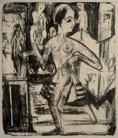 ヌードダンサー 作： Ernst Ludwig Kirchner
