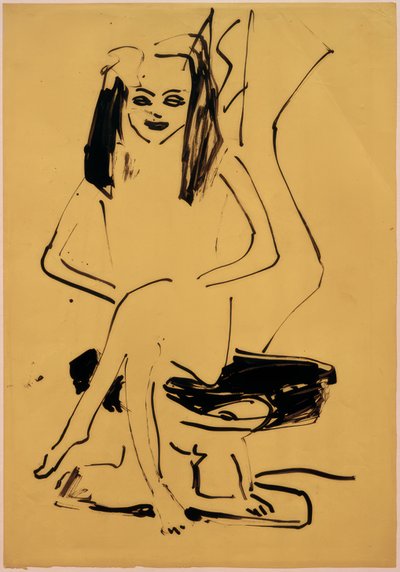 無題（マルセラ座） 作： Ernst Ludwig Kirchner