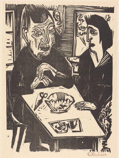  作： Ernst Ludwig Kirchner