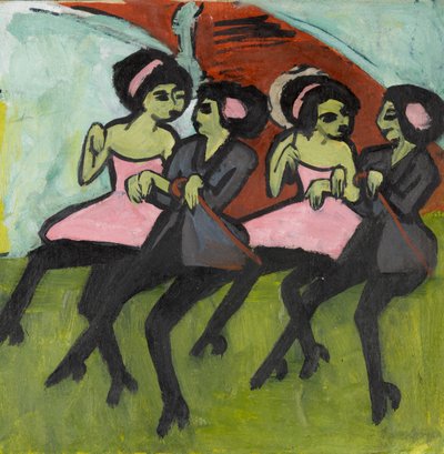 パナマダンサー、1910〜1911年 作： Ernst Ludwig Kirchner