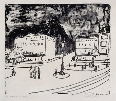  作： Ernst Ludwig Kirchner