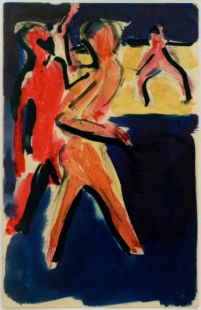 23からのErich Heckelへのはがき 作： Ernst Ludwig Kirchner
