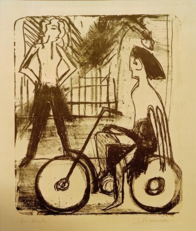 サイクリスト 作： Ernst Ludwig Kirchner