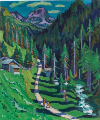 セルティグウェグ、1937年。 作： Ernst Ludwig Kirchner