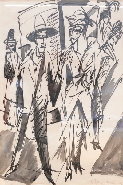 ロードスター 作： Ernst Ludwig Kirchner