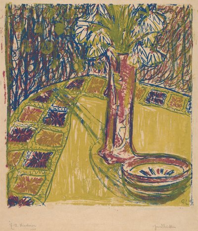 静物 作： Ernst Ludwig Kirchner