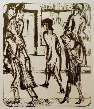 道路 作： Ernst Ludwig Kirchner