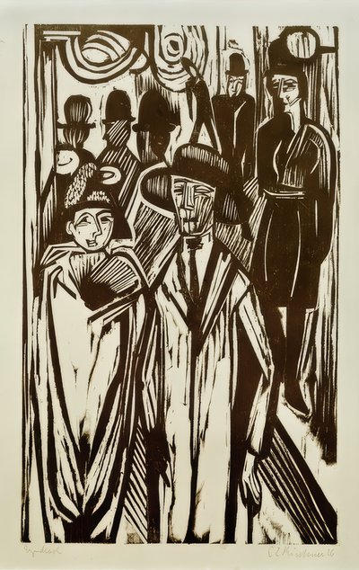 道路 作： Ernst Ludwig Kirchner