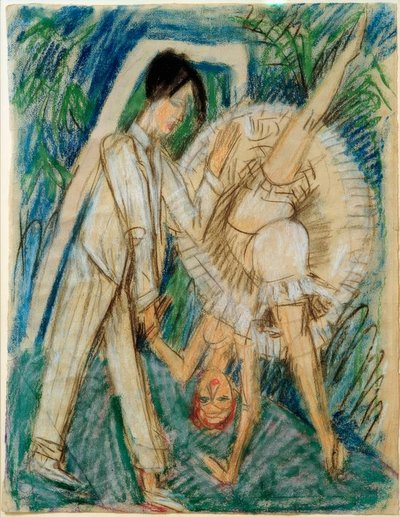 カップルのダンス 作： Ernst Ludwig Kirchner