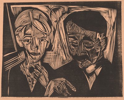 夫婦ミュラー 作： Ernst Ludwig Kirchner