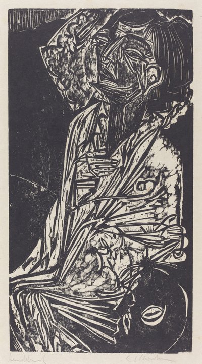 ゴールドスタイン教授の妻 作： Ernst Ludwig Kirchner