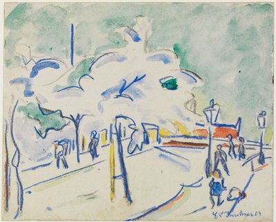 作： Ernst Ludwig Kirchner