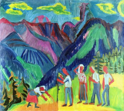 不明な画像 作： Ernst Ludwig Kirchner