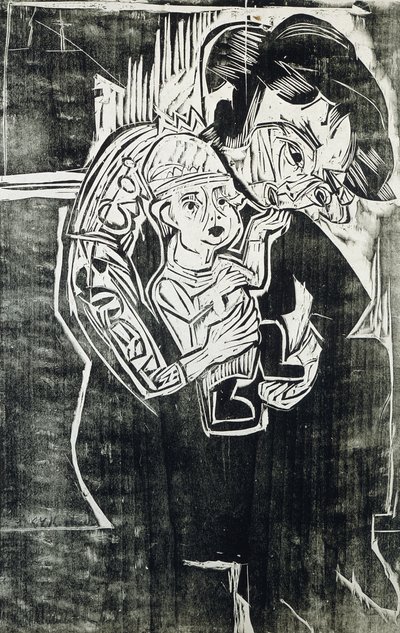 不明な画像 作： Ernst Ludwig Kirchner