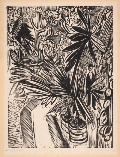 温室。 イエナ 作： Ernst Ludwig Kirchner