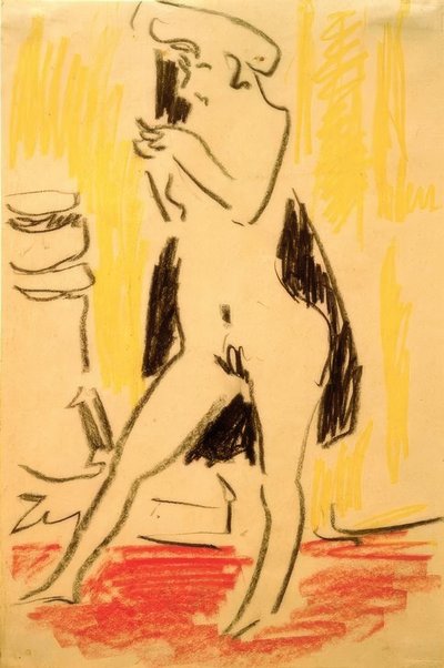 女性モデル 作： Ernst Ludwig Kirchner