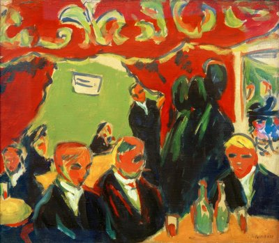 ワインバー 作： Ernst Ludwig Kirchner