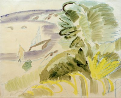 ホワイトビーチ 作： Ernst Ludwig Kirchner