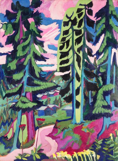 ワイルドマウンテン 作： Ernst Ludwig Kirchner