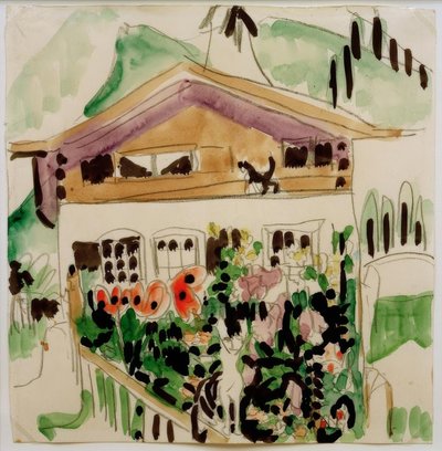 Wildbodenhaus 作： Ernst Ludwig Kirchner