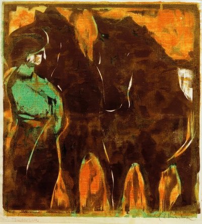 サーカス画像 作： Ernst Ludwig Kirchner