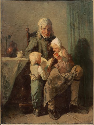 おじいちゃんとお孫さん 作： Ernst Schalck