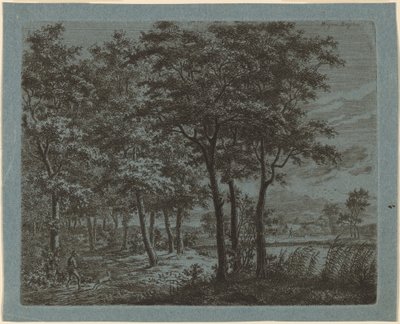 薪を運ぶ百姓のいる風景 作： Ernst Willem Jan Bagelaar