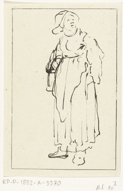 立っている農民の女性 作： Ernst Willem Jan Bagelaar