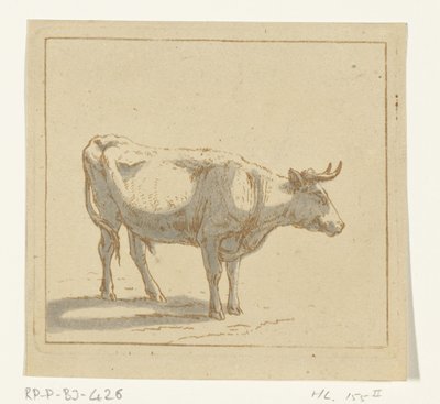 雄牛の立っている、右に 作： Ernst Willem Jan Bagelaar