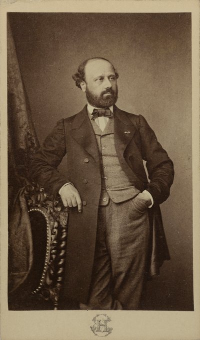 作曲家フランソワ・バザンの肖像、1816～1878年、1760年頃。 作： Erwin Hanfstaengl