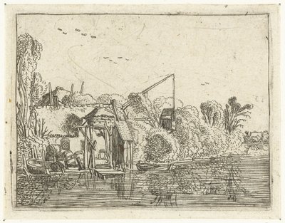川沿いの醸造所 小さな風景（連載タイトル） 作： Esaias van de Velde