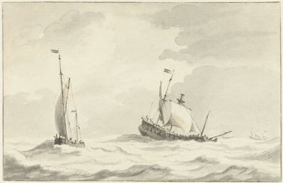 塔のある城壁の眺め 作： Esaias van de Velde