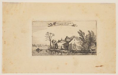 川沿いの農場 作： Esaias van den Velde I
