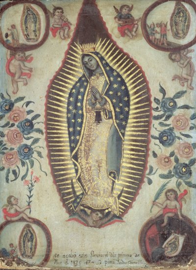 グアダルーペの聖母、1824年 作： Escamilla Isidro
