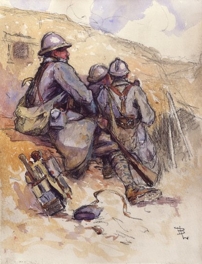 休息、プロスネス、1916 年 9 月 7 日 作： Espérance Léon Broquet