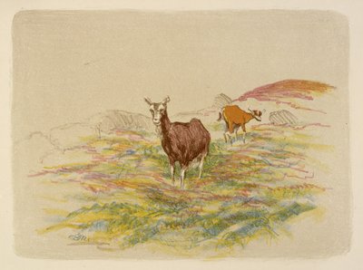 畑のヤギ 作： Esther Blaikie MacKinnon