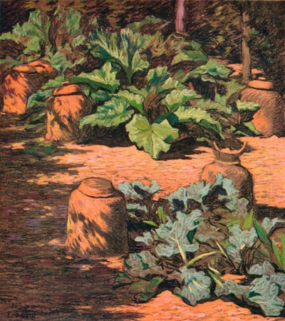 ルバーブとシーケール、c1927 作： Esther Sutro