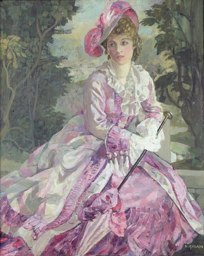 ケイト役のアデレード・スタンリー（キャンバスに油彩） 作： Ethel Gabain