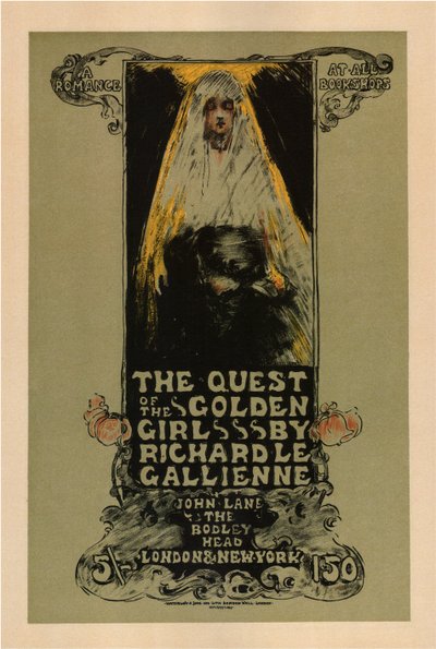 黄金の少女の探求、1896 作： Ethel Reed
