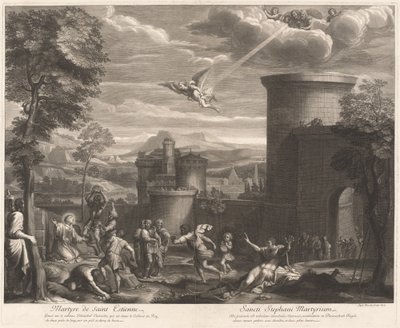 聖エスティエンヌの殉教 (聖セバスチャンの殉教) 作： Etienne Baudet, after Annibale Carracci