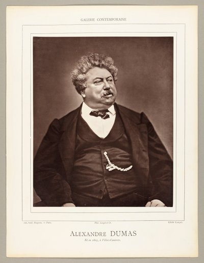 アレクサンドル・デュマ（フランスの小説家・劇作家、1802-1870） 作： エティエンヌ・カルジャット