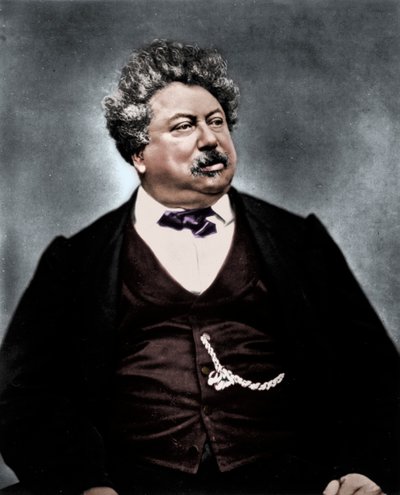 アレクサンドルデュマ長老、フランスの小説家、脚本家、c1850-1870 作： Etienne Carjat