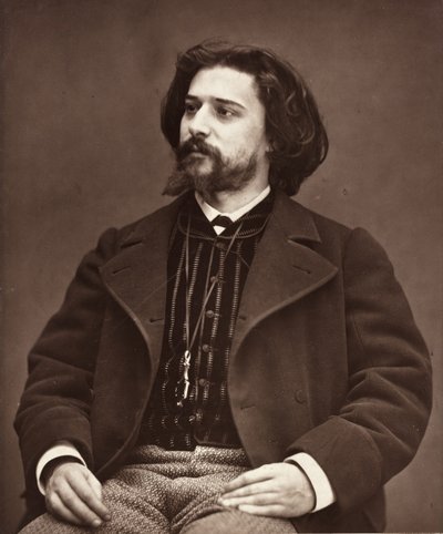 アルフォンス・ドーデ フランスの小説家、1849～1897年頃。 1876年。 作： Etienne Carjat