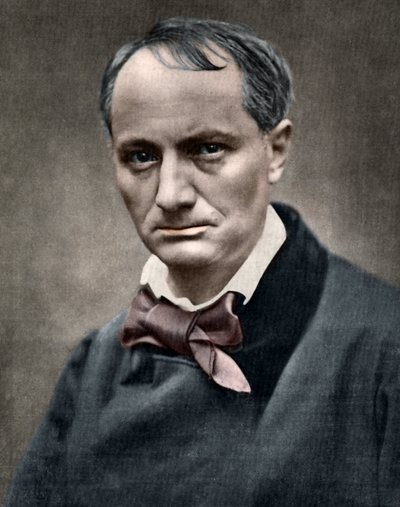 シャルル・ボードレール（1821-1867）、フランスの作家（写真 作： Etienne Carjat