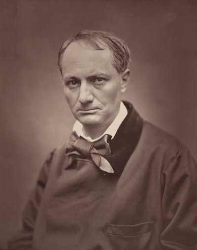 シャルル・ボードレール、1861年、1877年に印刷。 作： Etienne Carjat