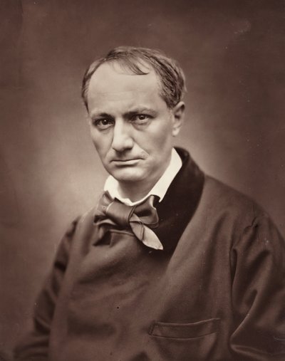シャルル・ボードレール フランスの詩人、評論家、作家、1821～1867年頃。 1863年。 作： Etienne Carjat