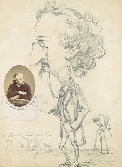 エティエンヌ・カルジャ、1870年代。 作： Etienne Carjat
