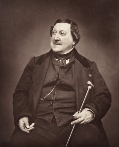 ジョアキーノ アントニオ ロッシーニ イタリアの作曲家、1792 年～1868 年、1862 年。 作： Etienne Carjat